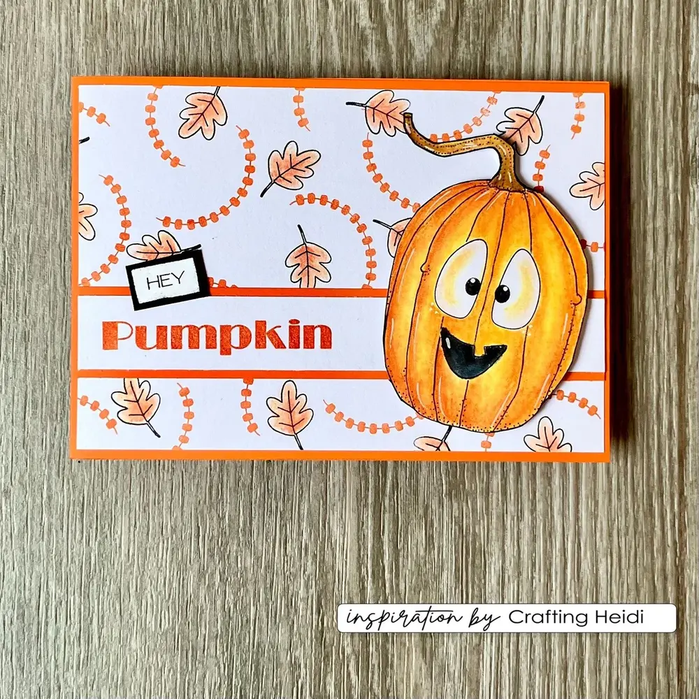 Vaessen Creative Hello Autunm A6 Clear Stamps Pumpkins by Carla Creates (CAR0505)