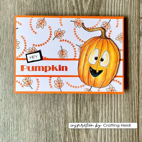 Vaessen Creative Hello Autunm A6 Clear Stamps Pumpkins by Carla Creates (CAR0505)