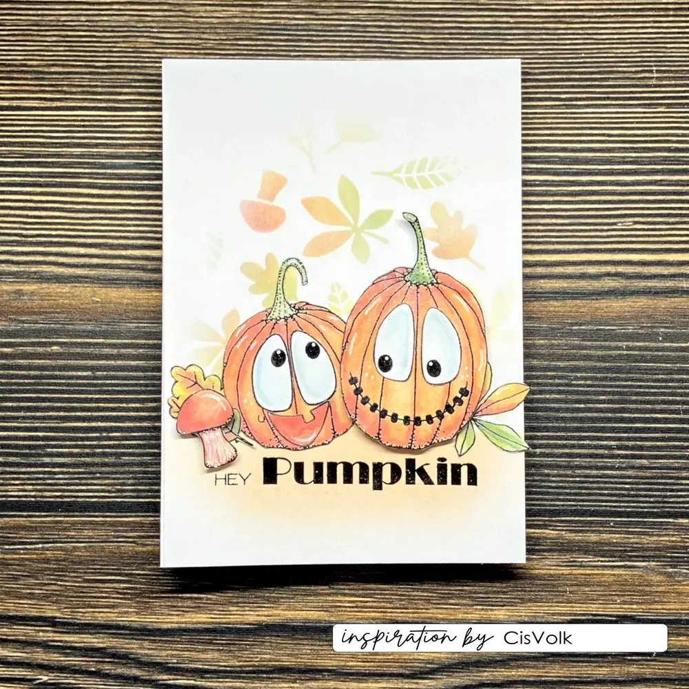 Vaessen Creative Hello Autunm A6 Clear Stamps Pumpkins by Carla Creates (CAR0505)