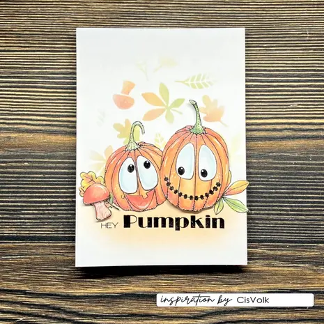 Vaessen Creative Hello Autunm A6 Clear Stamps Pumpkins by Carla Creates (CAR0505)