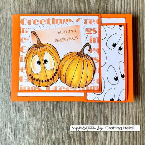 Vaessen Creative Hello Autunm A6 Clear Stamps Pumpkins by Carla Creates (CAR0505)
