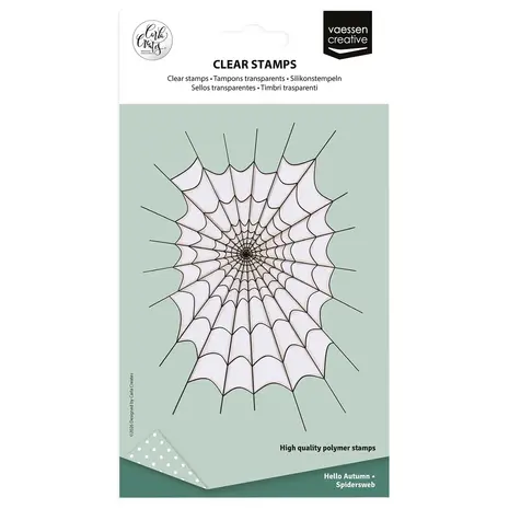 Vaessen Creative Hello Autunm A6 Clear Stamps Spiderweb by Carla Creates (CAR0507) Vaessen Creative Hello Autunm A6 Clear Stamps Spiderweb by Carla Creates (CAR0507)