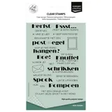 Vaessen Creative Hello Autunm A6 Clear Stamps Tekst by Carla Creates (CAR0508)