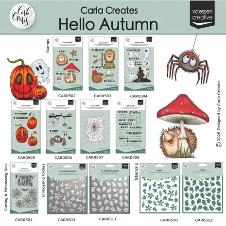 Vaessen Creative Hello Autunm A6 Clear Stamps Tekst by Carla Creates (CAR0508) Vaessen Creative Hello Autunm A6 Clear Stamps Tekst by Carla Creates (CAR0508)