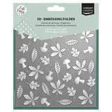Vaessen Creative Hello Autumn 6x6 Inch Embossing Folder Leaves by Carla Creates (CAR0509)