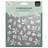 Vaessen Creative Hello Autumn 6x6 Inch Embossing Folder Leaves by Carla Creates (CAR0509) Vaessen Creative Hello Autumn 6x6 Inch Embossing Folder Leaves by Carla Creates (CAR0509)