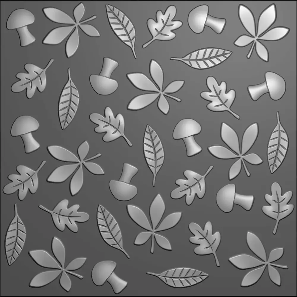 Vaessen Creative Hello Autumn 6x6 Inch Embossing Folder Leaves by Carla Creates (CAR0509) Vaessen Creative Hello Autumn 6x6 Inch Embossing Folder Leaves by Carla Creates (CAR0509)