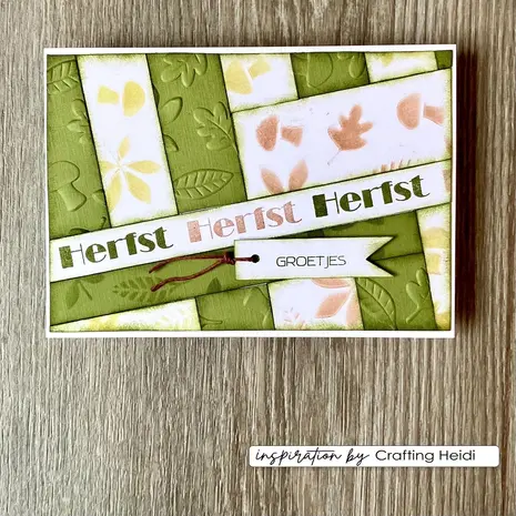 Vaessen Creative Hello Autumn 6x6 Inch Embossing Folder Leaves by Carla Creates (CAR0509) Vaessen Creative Hello Autumn 6x6 Inch Embossing Folder Leaves by Carla Creates (CAR0509)