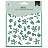 Vaessen Creative Hello Autumn 6x6 Inch Stencil Leaves by Carla Creates (CAR0510)