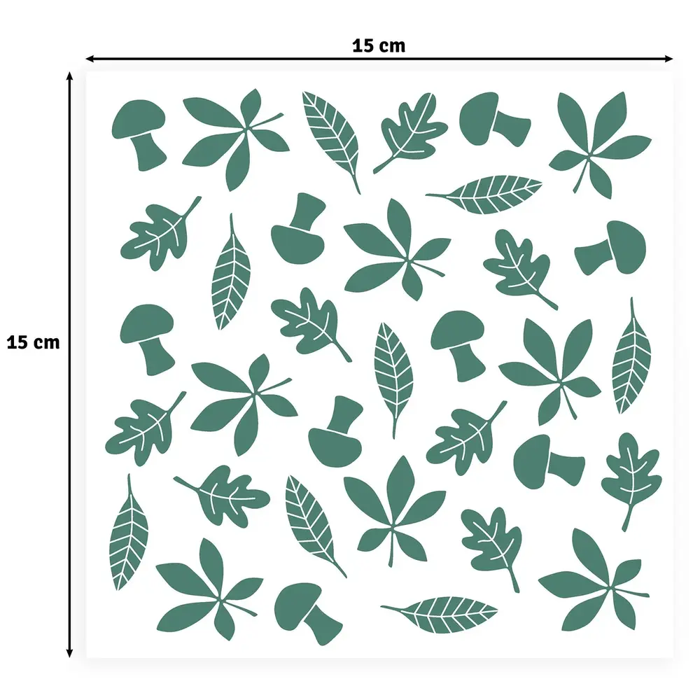 Vaessen Creative Hello Autumn 6x6 Inch Stencil Leaves by Carla Creates (CAR0510) Vaessen Creative Hello Autumn 6x6 Inch Stencil Leaves by Carla Creates (CAR0510)
