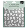 Vaessen Creative Hello Autumn 6x6 Inch Embossing Folder Ghosts by Carla Creates (CAR0511)
