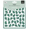 Vaessen Creative Hello Autumn 6x6 Inch Stencil Ghosts by Carla Creates (CAR0512)