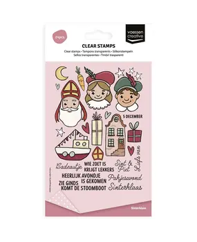 Vaessen Creative Sinterklaas A6 Clear Stamp Set Sinterklaas (3625-0401)