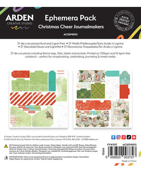 Arden Creative Studio Christmas Cheer Ephemera Pack Journalmakers (ACSEP0015) Arden Creative Studio Christmas Cheer Ephemera Pack Journalmakers (ACSEP0015)