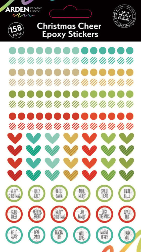 Arden Creative Studio Christmas Cheer Epoxy Stickers (ACSES0002) Arden Creative Studio Christmas Cheer Epoxy Stickers (ACSES0002)
