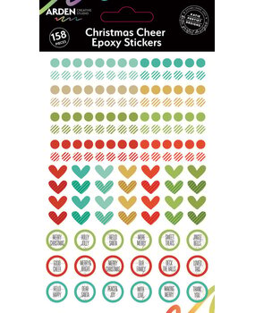Arden Creative Studio Christmas Cheer Epoxy Stickers (ACSES0002) Arden Creative Studio Christmas Cheer Epoxy Stickers (ACSES0002)