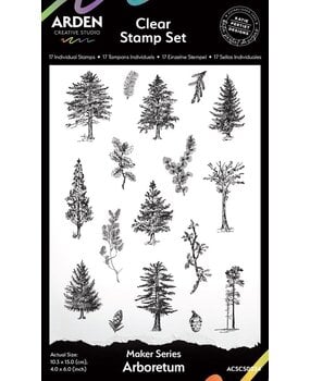 Arden Creative Studio Christmas Cheer Arboretum 4x6 Inch Clear Stamp Set (ACSCD0034) Arden Creative Studio Christmas Cheer Arboretum 4x6 Inch Clear Stamp Set (ACSCD0034)