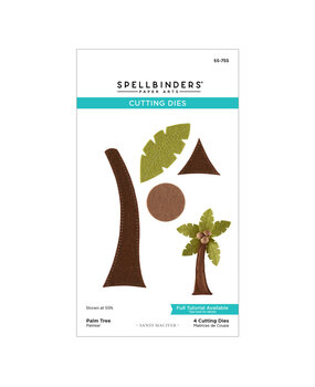 Spellbinders PRE-ORDER 3D Felt Décor Summer Palm Tree Dies (S5-755)