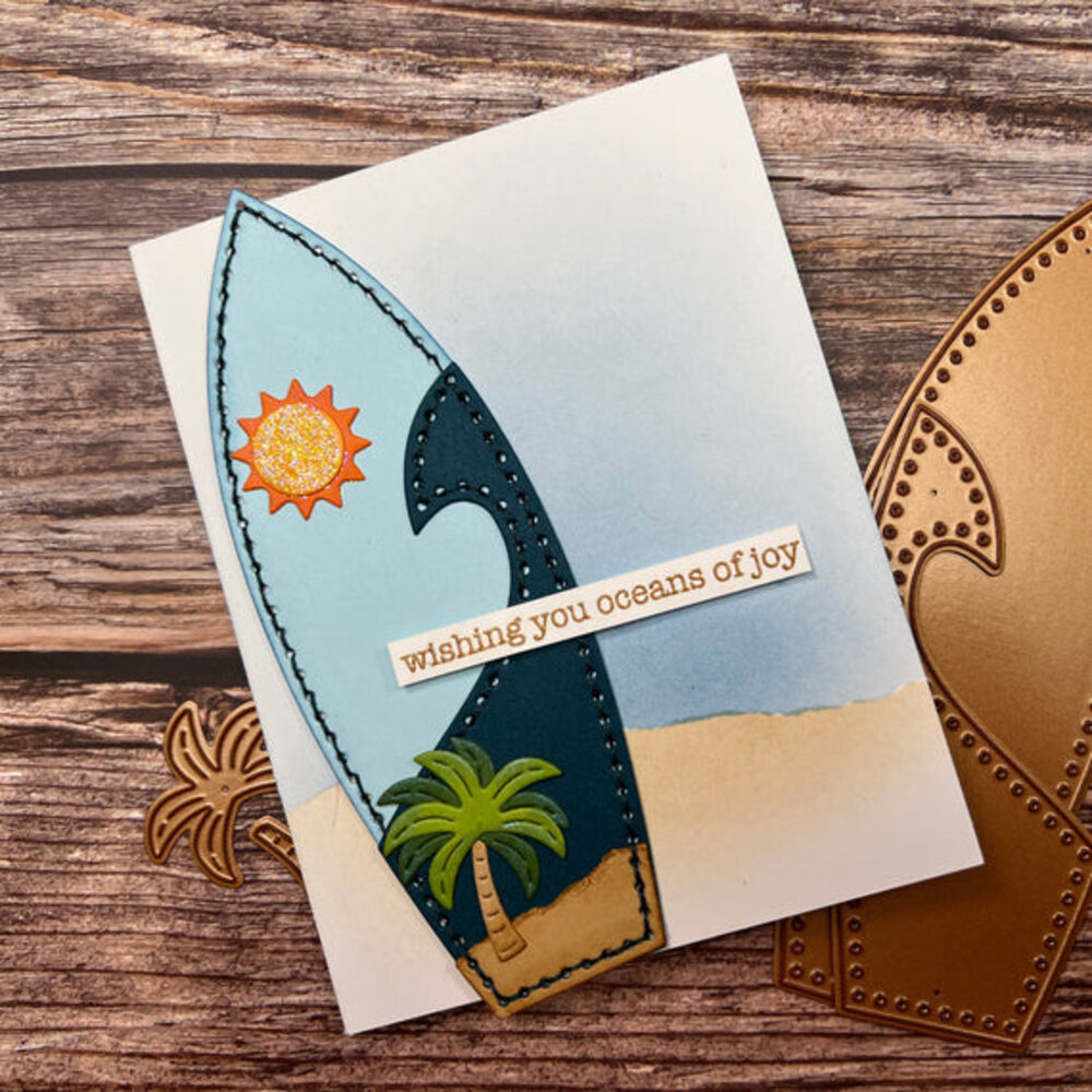 Spellbinders 3D Felt Décor Surfboard Dies (S5-756) Spellbinders 3D Felt Décor Surfboard Dies (S5-756)