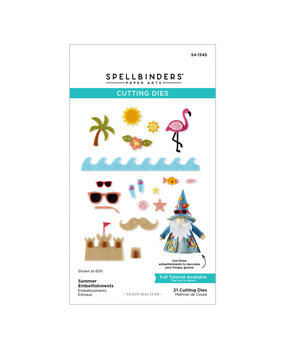 Spellbinders PRE-ORDER 3D Felt Décor Summer Embellishments Dies (S4-1545)
