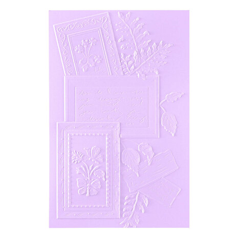 Spellbinders Serenity Garden Ode to a Poet 3D Embossing Folder (E3D-168) Spellbinders Serenity Garden Ode to a Poet 3D Embossing Folder (E3D-168)