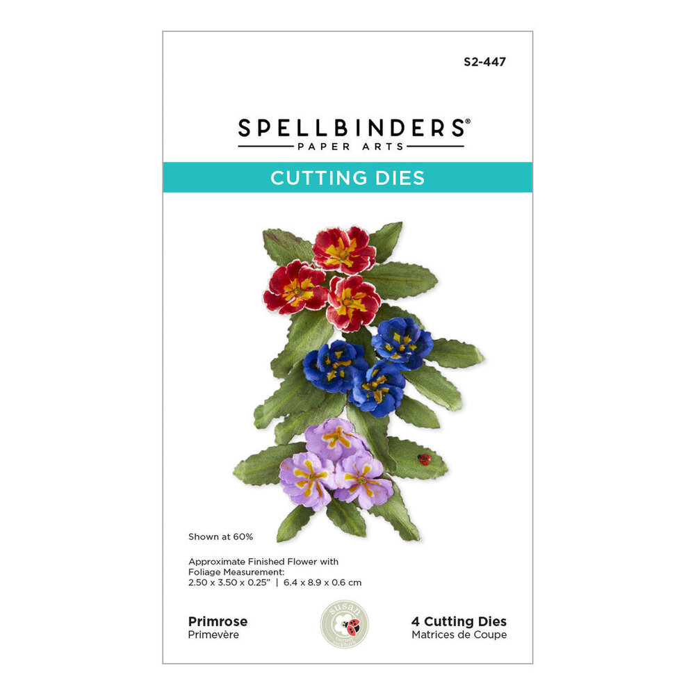 Spellbinders Serenity Garden Primrose Dies (S2-447)
