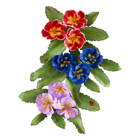 Spellbinders Serenity Garden Primrose Dies (S2-447)