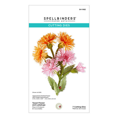 Spellbinders Serenity Garden Tassel Flower and Ladybugs Dies (S4-1482) Spellbinders Serenity Garden Tassel Flower and Ladybugs Dies (S4-1482)