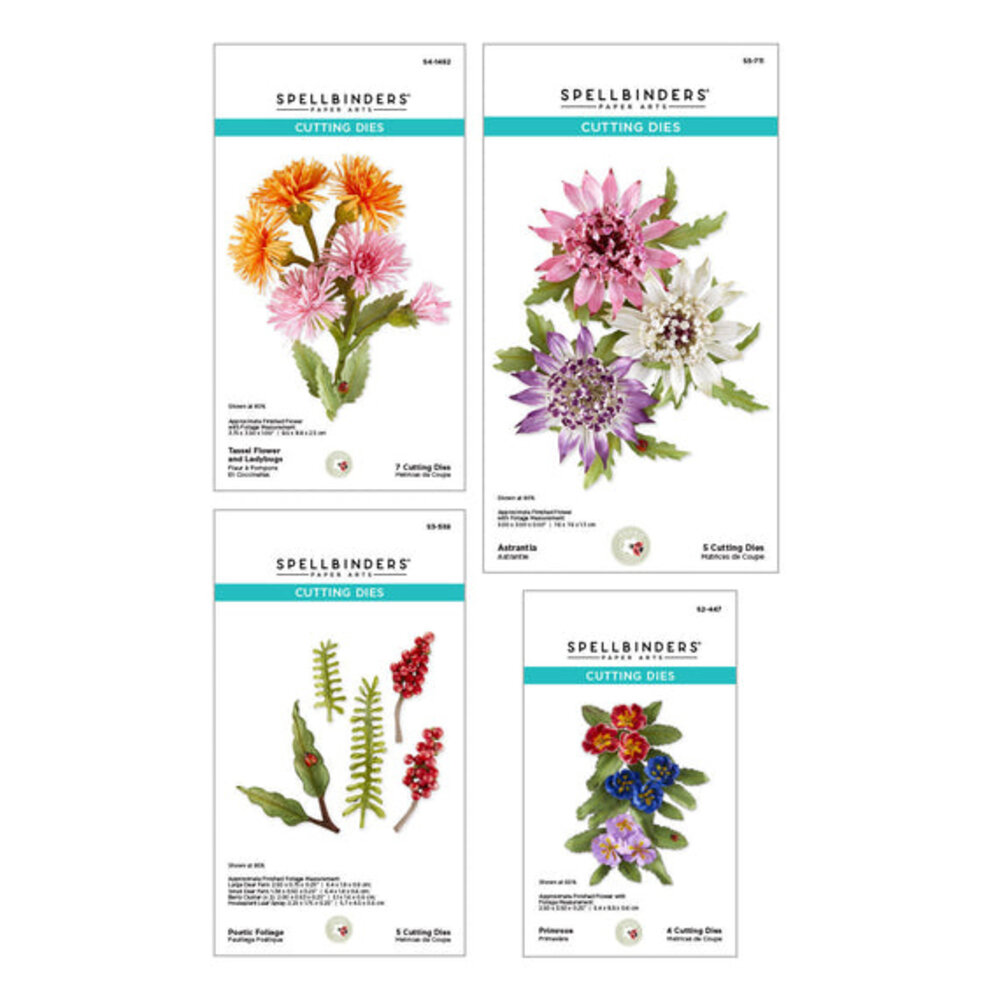 Spellbinders Serenity Garden Die Bundle (BD-1052)