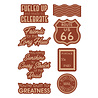 Spellbinders Classic Road Legends 2.0 Road Trip Adventures Sentiments Stamp & Die Set (SDS-229)