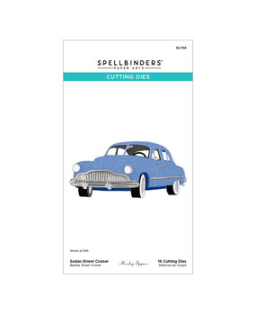 Spellbinders PRE-ORDER Classic Road Legends 2.0 Sedan Street Cruiser Dies (S5-758)
