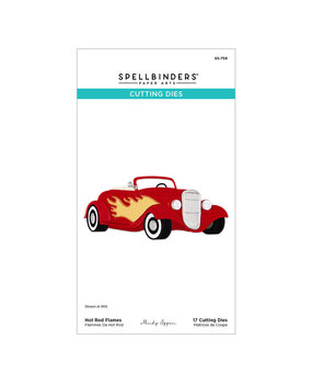 Spellbinders PRE-ORDER Classic Road Legends 2.0 Hot Rod Flames Dies (S5-759)