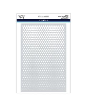 Spellbinders PRE-ORDER Cascading Coneflowers Cascading Dots Layered Stencil (STN-131)