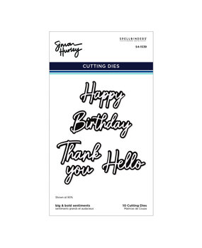 Spellbinders Cascading Coneflowers Big & Bold Sentiments Dies (S4-1539) Spellbinders Cascading Coneflowers Big & Bold Sentiments Dies (S4-1539)