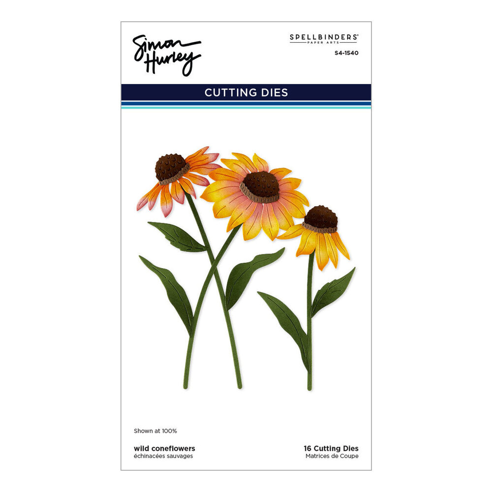 Spellbinders Cascading Coneflowers Wild Coneflowers Dies (S4-1540)