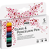 KREUL Glass & Porcelain Pen Classic (5pcs) (16400)