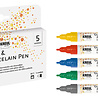 KREUL Glass & Porcelain Pen Glitter (5pcs) (16530)