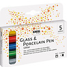 KREUL Glass & Porcelain Pen Glitter (5pcs) (16530)