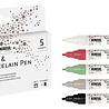 KREUL Glass & Porcelain Pen Chalky (5pcs) (16570)