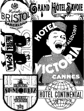 Stampers Anonymous Cling Components Stamps Hotel (COM005)