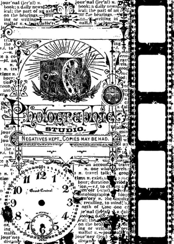 Stampers Anonymous Cling Components Stamps Photograph (COM019)