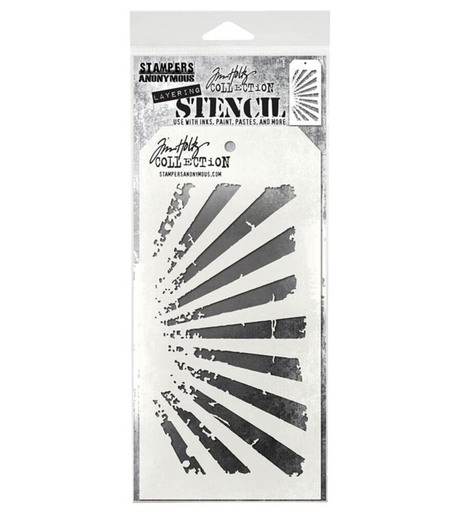 Stampers Anonymous Tim Holtz Rays Layering Stencil (THS003)