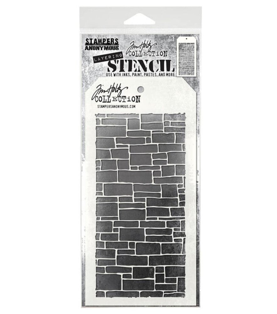 Stampers Anonymous Tim Holtz Slate Layering Stencil (THS085)