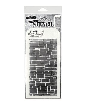Stampers Anonymous Tim Holtz Slate Layering Stencil (THS085)