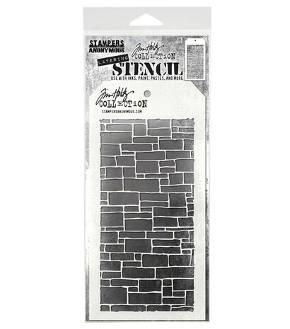 Stampers Anonymous Tim Holtz Slate Layering Stencil (THS085)