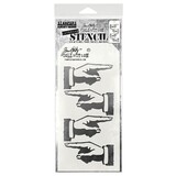 Stampers Anonymous Tim Holtz Direction Layering Stencil (THS088)