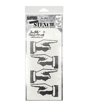 Stampers Anonymous Tim Holtz Direction Layering Stencil (THS088)