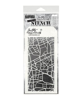 Stampers Anonymous Tim Holtz Metropolis Layering Stencil (THS156)
