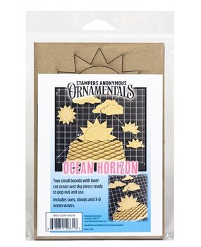 Stampers Anonymous Tim Holtz Ocean Horizon Ornaments (CBORN02)