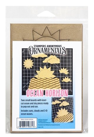 Stampers Anonymous Tim Holtz Ocean Horizon Ornaments (CBORN02)